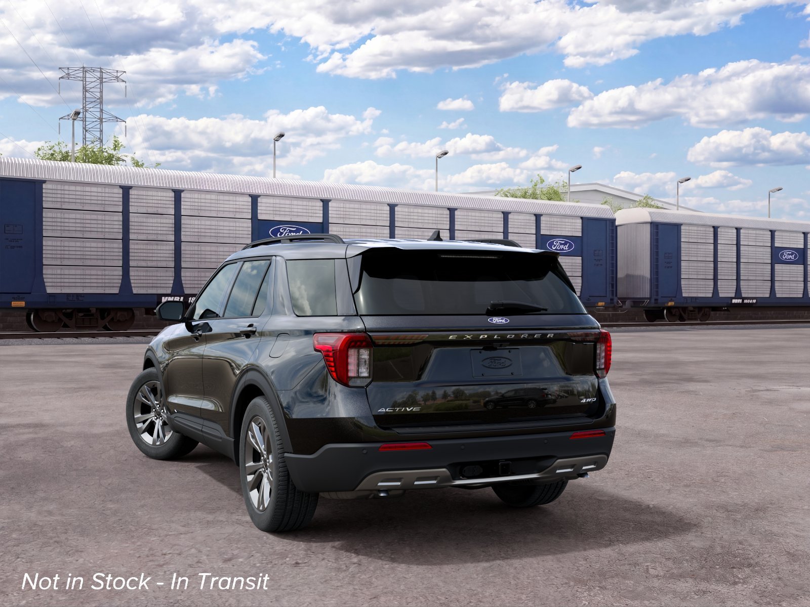 New 2027 Agate Black Metallic Ford Active image 8