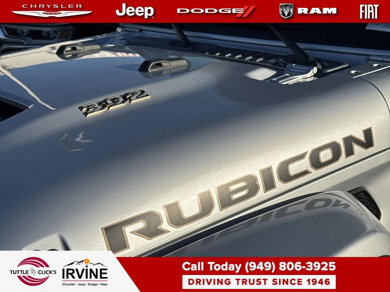 Used 2024 Silver Zynith Clearcoat Jeep Rubicon 392 image 17