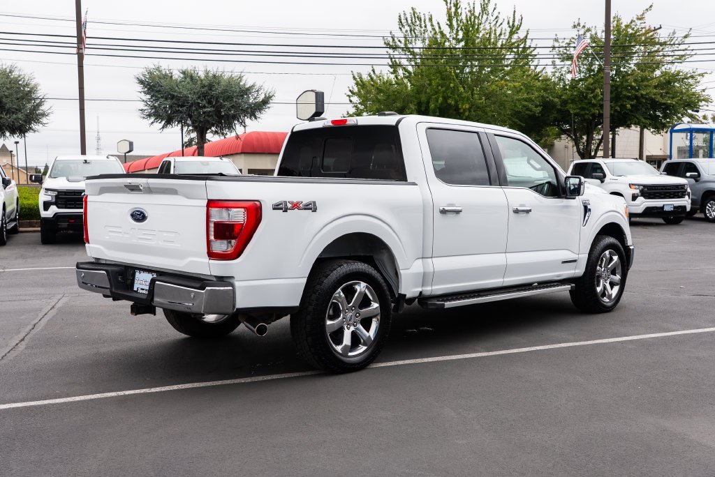 Used 2022 Oxford White Ford Lariat image 4