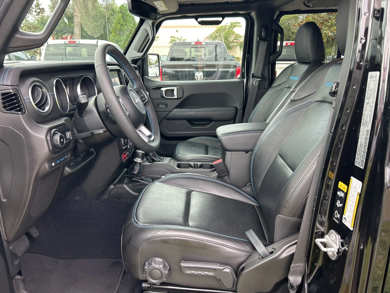 Used 2023 Black Clearcoat Jeep Rubicon 4xe image 9