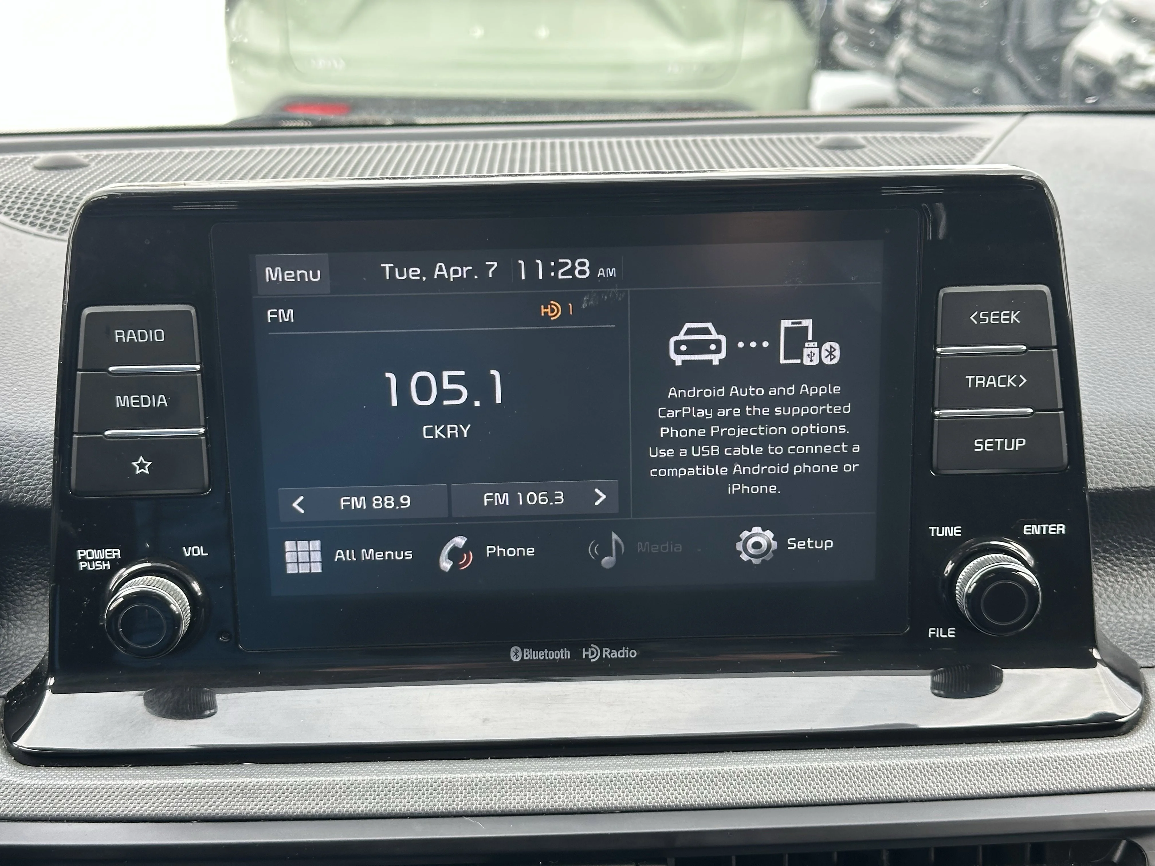 Certified Used 2021 White Kia LX image 14