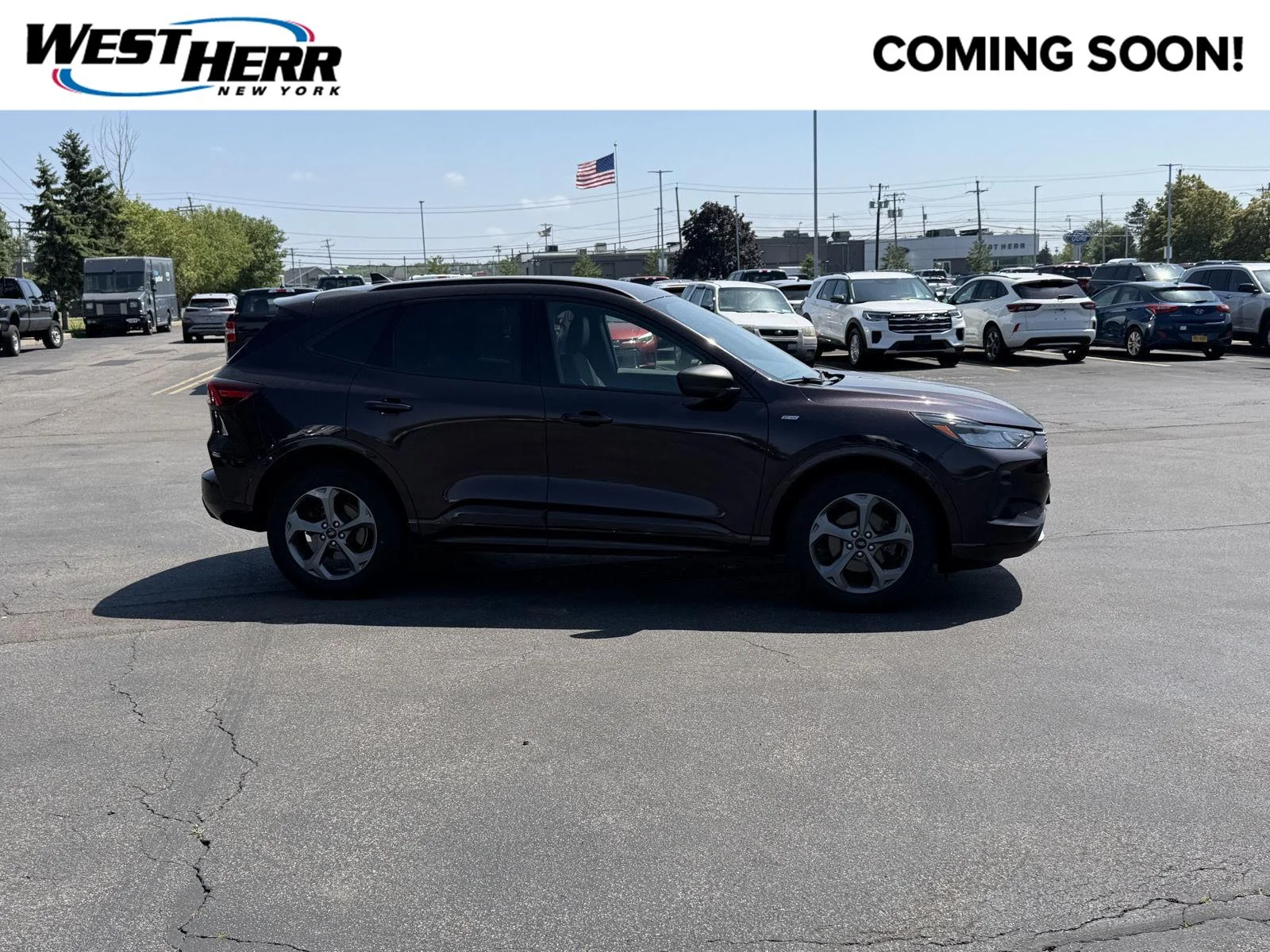 Used 2023 Cinnabar Red Ford ST-Line image 1