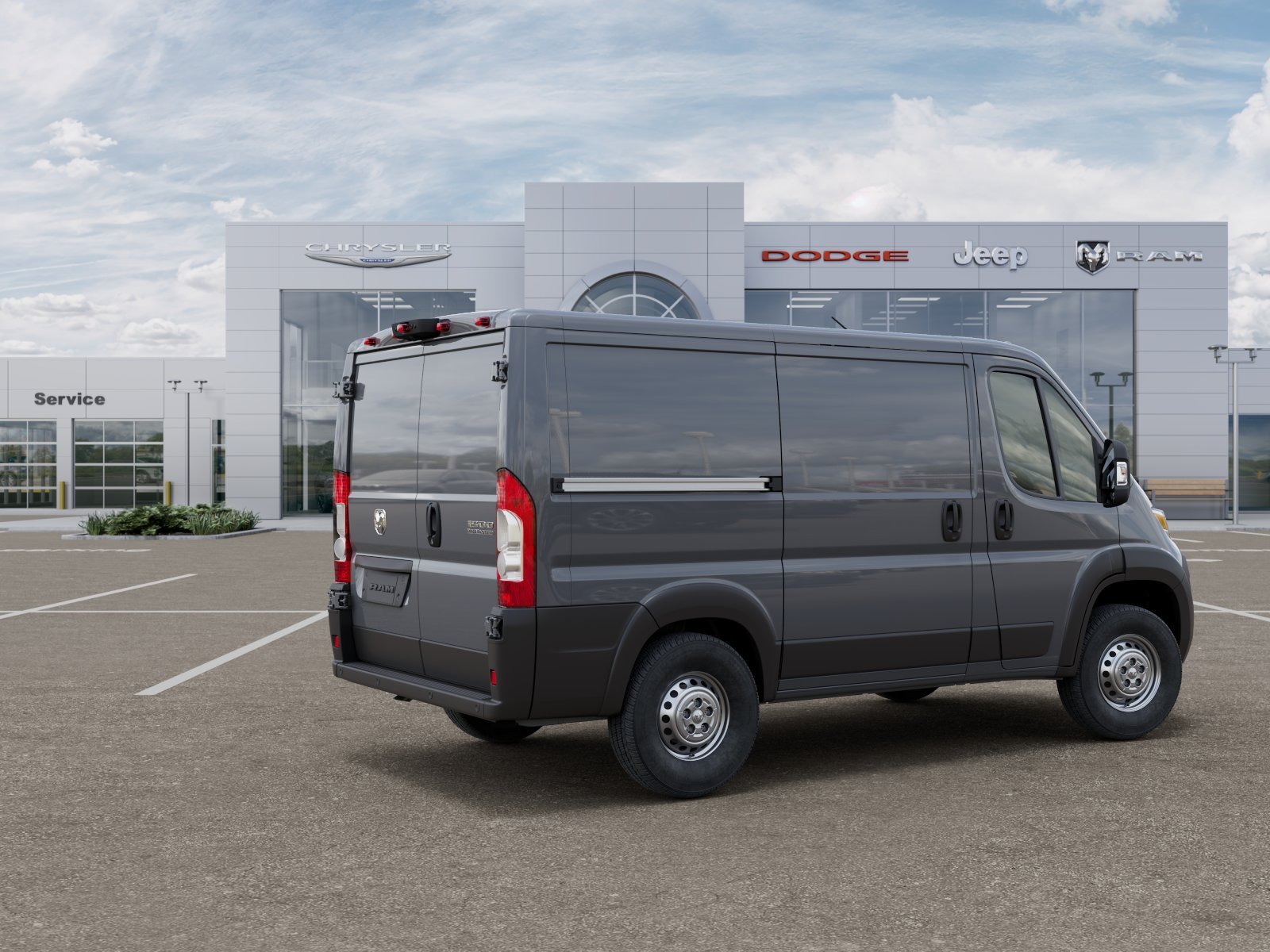 New 2026 Ceramic Gray Clear-Coat Exterior Paint RAM Tradesman image 22