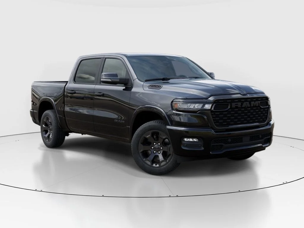 New 2026 Diamond Black Crystal Pearl-Coat Exterior Paint RAM Big Horn/Lone Star image 6