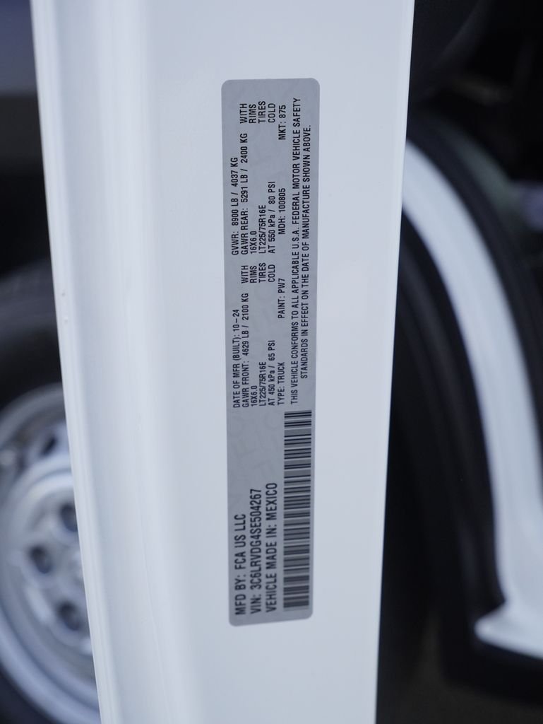 Used 2025 White Ram High Roof image 30