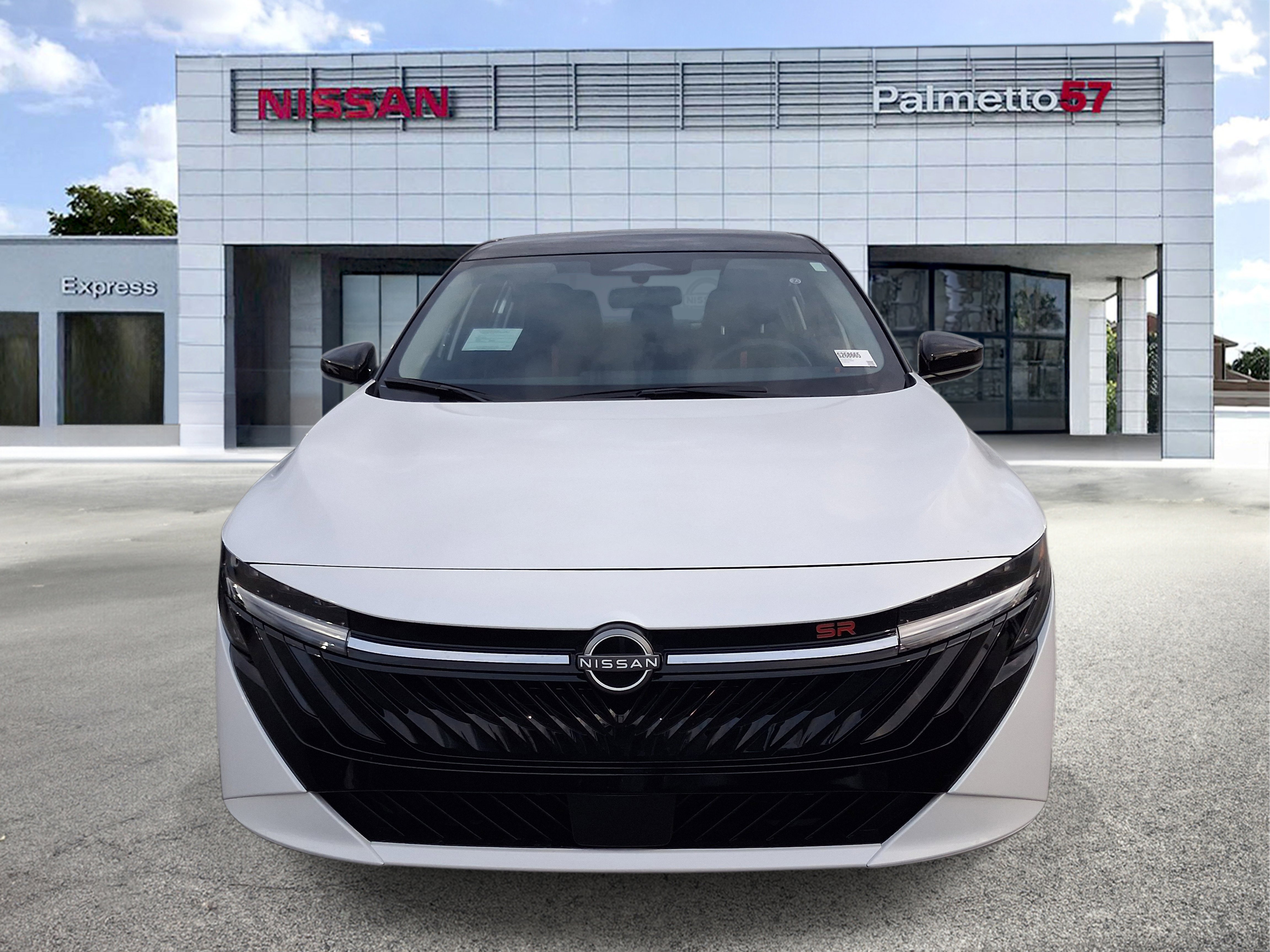 New 2026 Aspen White TriCoat / Super Black Two-tone Nissan SR image 2