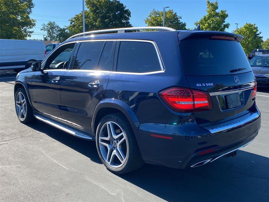 Used 2018 Lunar Blue Metallic Mercedes-Benz GLS 550 image 9