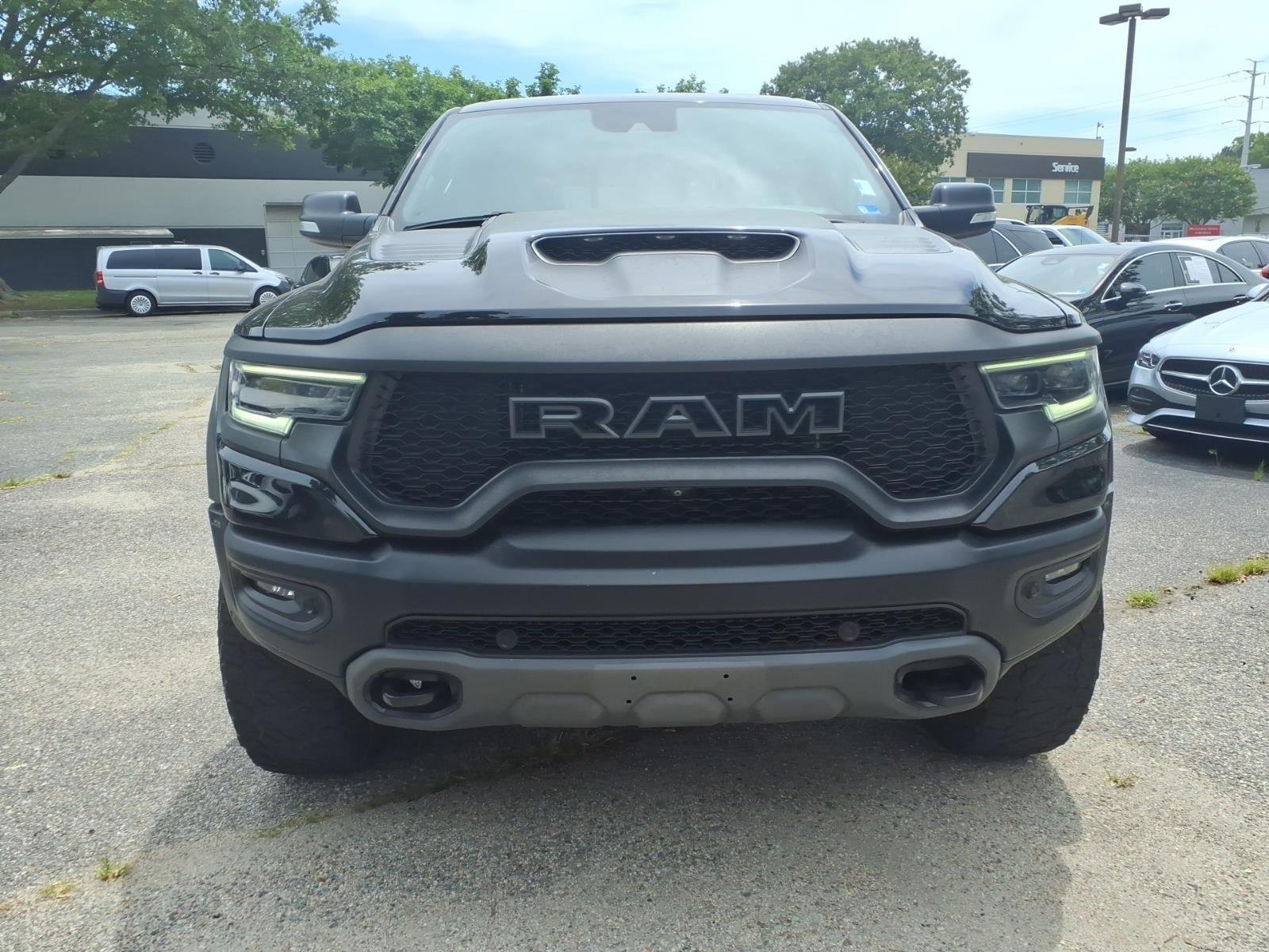 Used 2021 Diamond Black Crystal Pearlcoat Ram TRX image 2