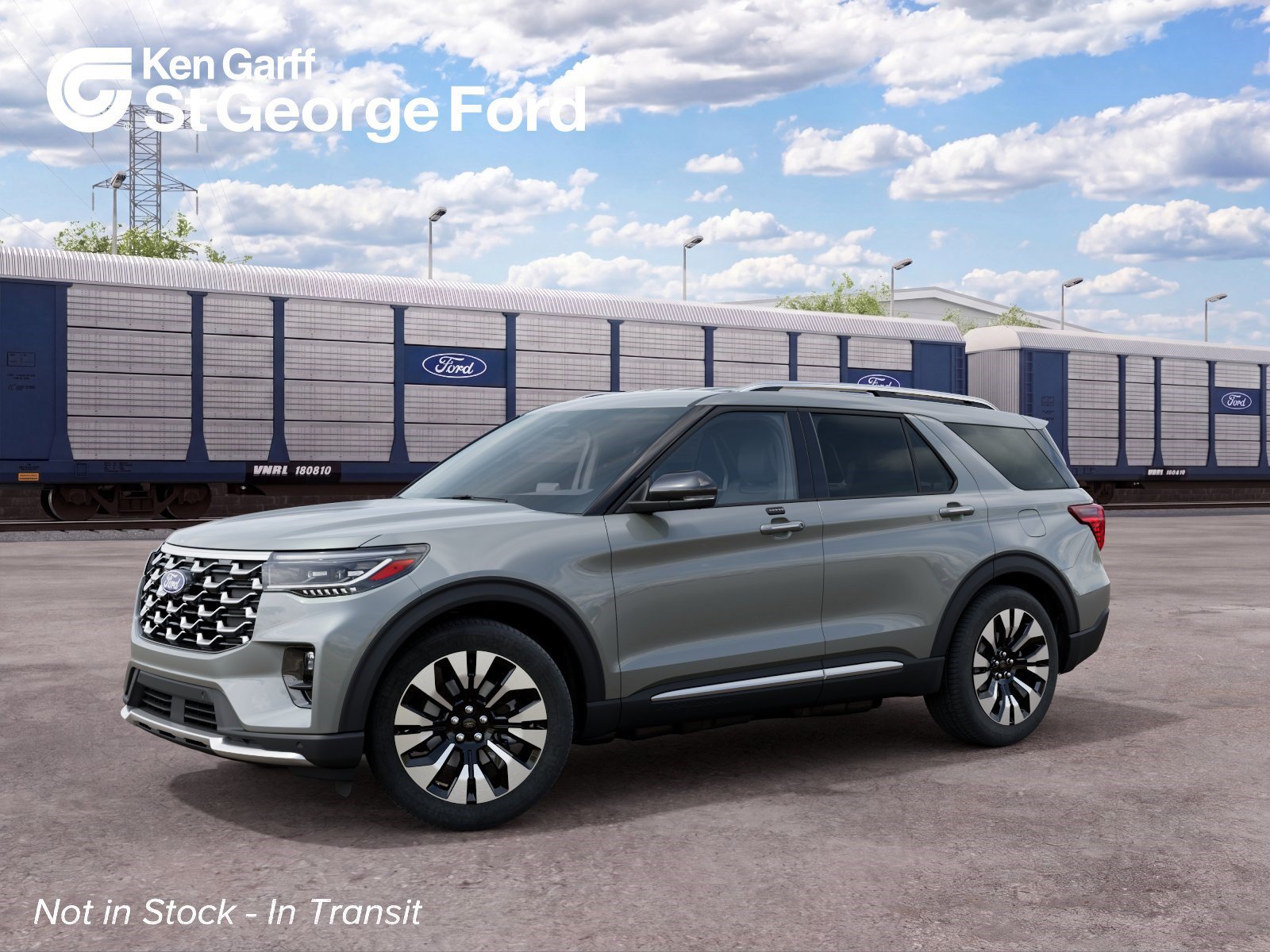 New 2027 Avalanche Gray Ford Platinum image 1