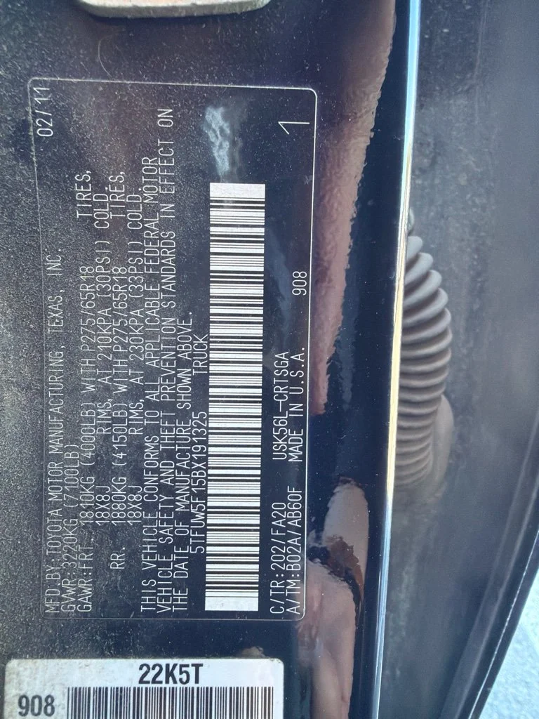 5TFUW5F15BX191325