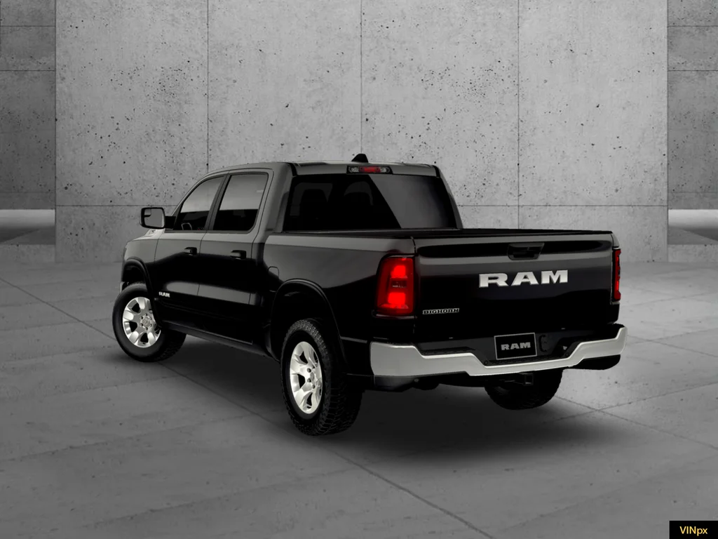 New 2026 Diamond Black Crystal Pearl-Coat Exterior Paint RAM Big Horn/Lone Star image 4