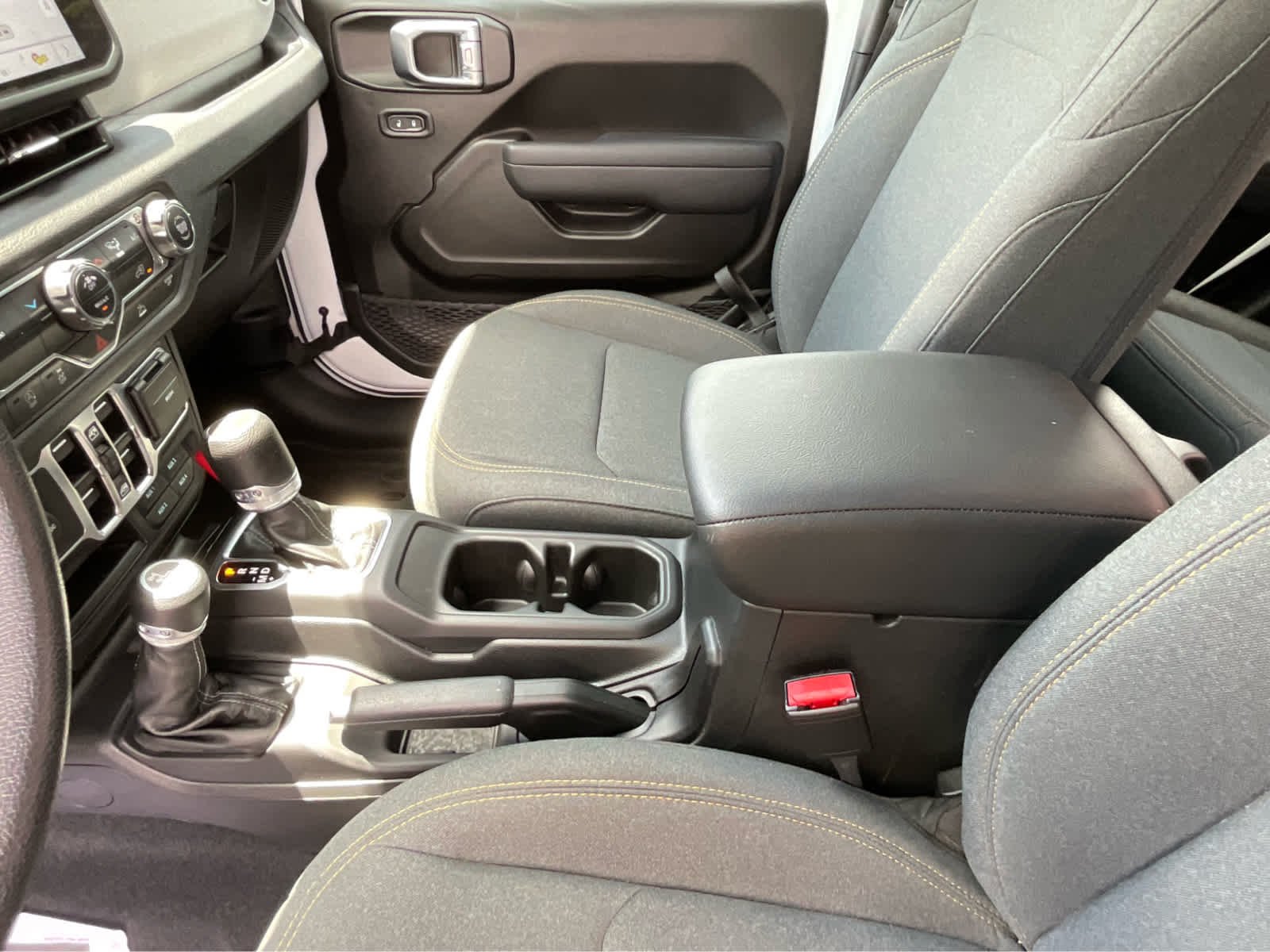 Used 2025 Bright White Clearcoat Jeep Sport image 21