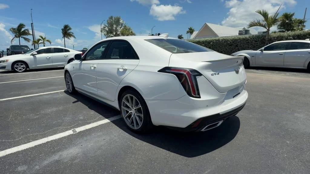 Used 2024 Crystal White Tricoat Cadillac Sport image 6