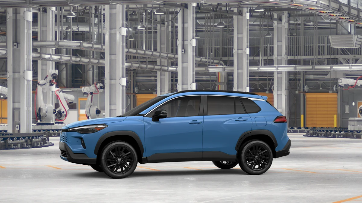 New 2026 Cavalry Blue Toyota Hybrid XSE image 3