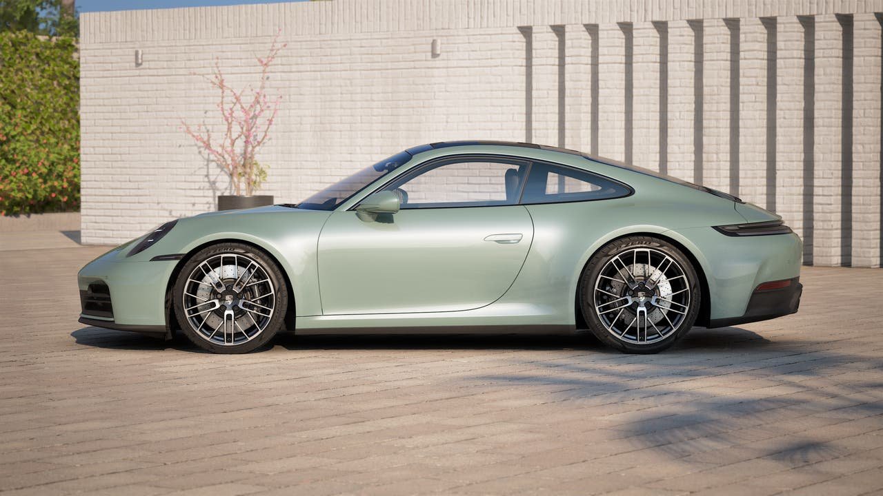 New 2027 Shade Green Metallic Porsche Carrera 4S image 2