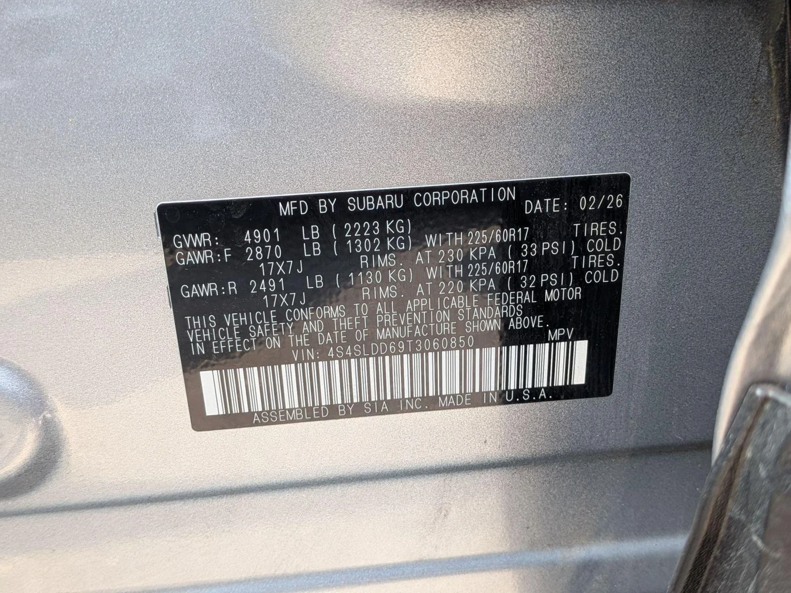 Used 2026 Ice Silver Metallic Subaru Premium image 36