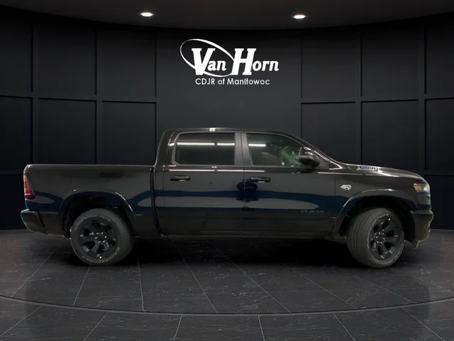 New 2026 Diamond Black Crystal Pearl-Coat Exterior Paint RAM Big Horn/Lone Star image 8