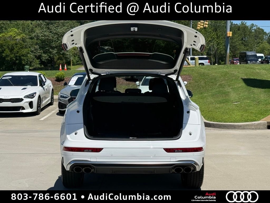 Certified Used 2023 White Audi Premium Plus image 16