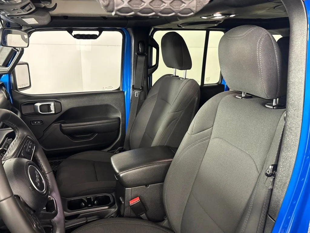 Used 2022 Blue Jeep Unlimited Willys image 24