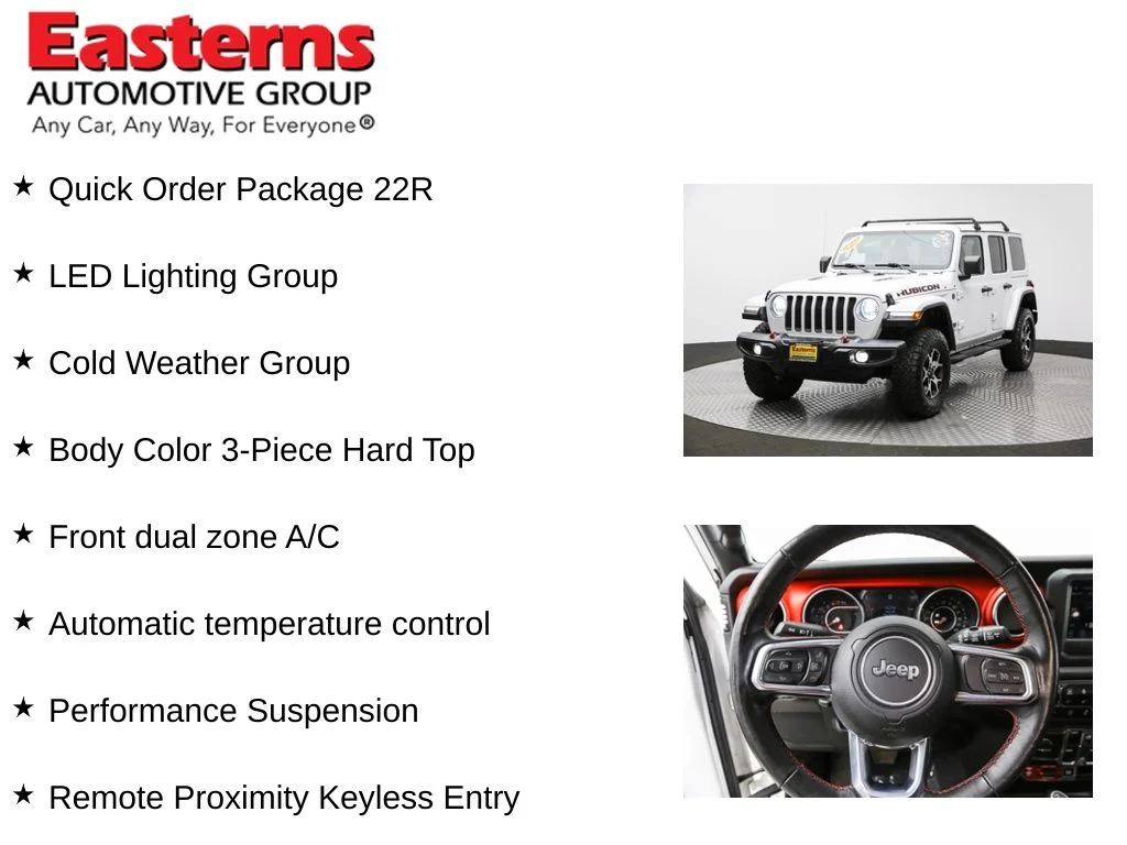 Used 2020 White Jeep Unlimited Rubicon image 11