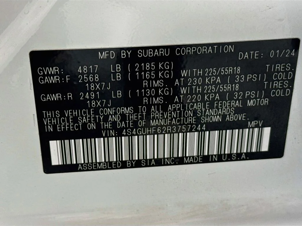 Used 2024 Crystal White Pearl Subaru Sport image 30