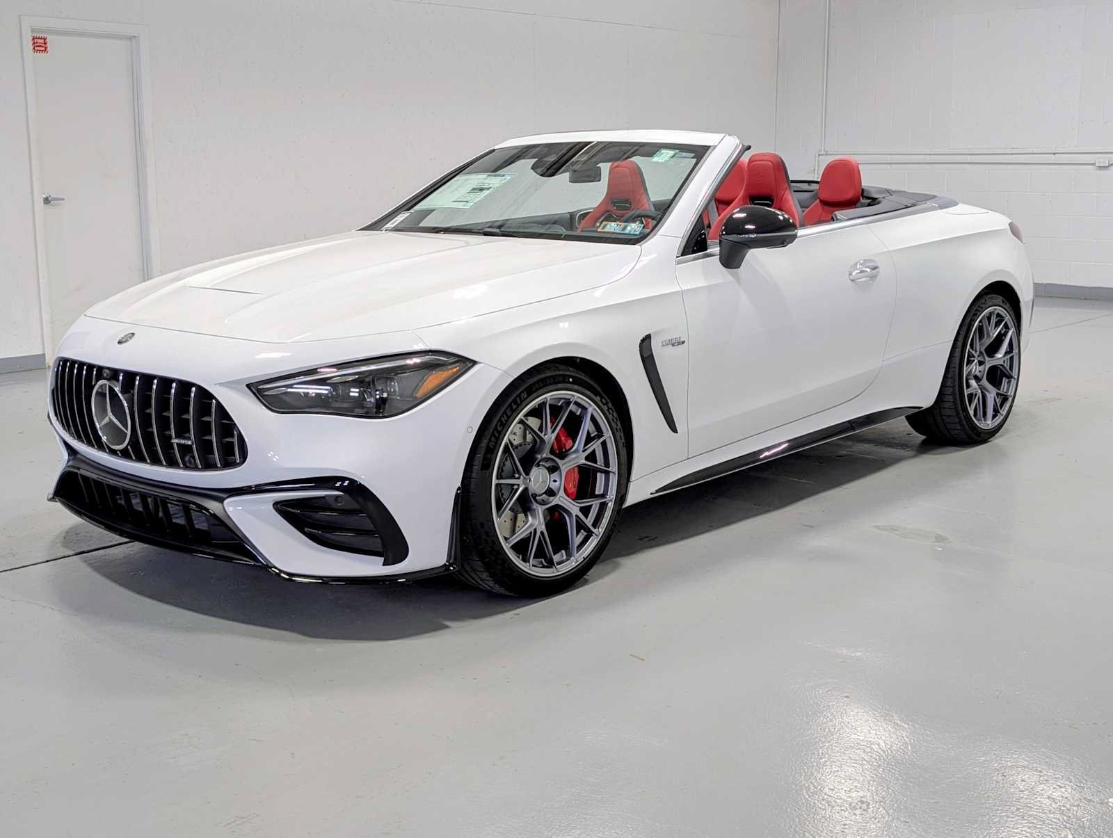New 2026 MANUFAKTUR Moonlight White Metallic Mercedes-Benz AMG® CLE 53 4MATIC+ Cabriolet image 1