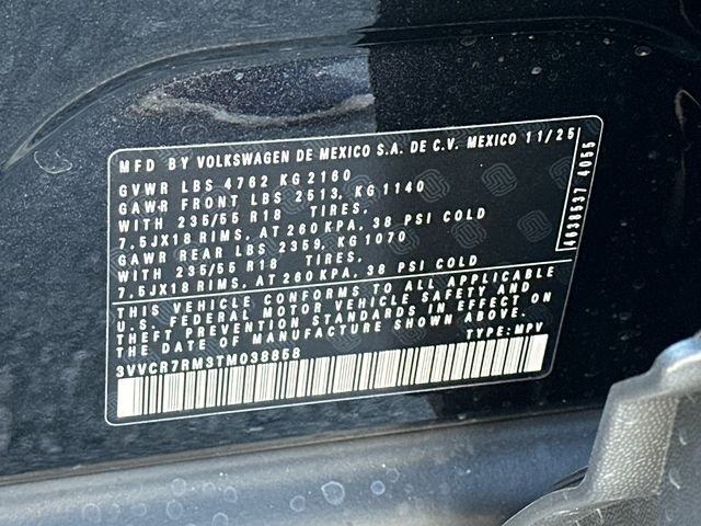 New 2026 Black Volkswagen 2.0T S image 32