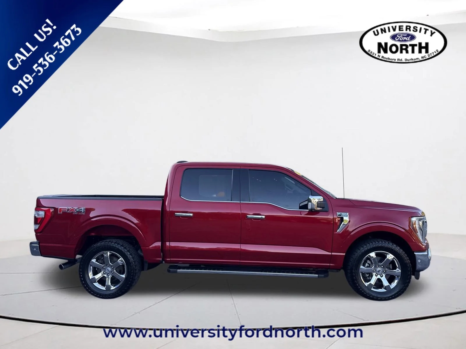 Used 2021 Rapid Red Metallic Tinted Clearcoat Ford LARIAT image 8