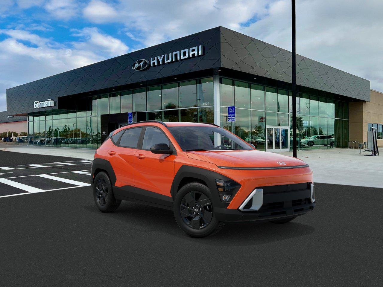 New 2027 Soultronic Orange Pearl Hyundai SEL Sport FWD image 2