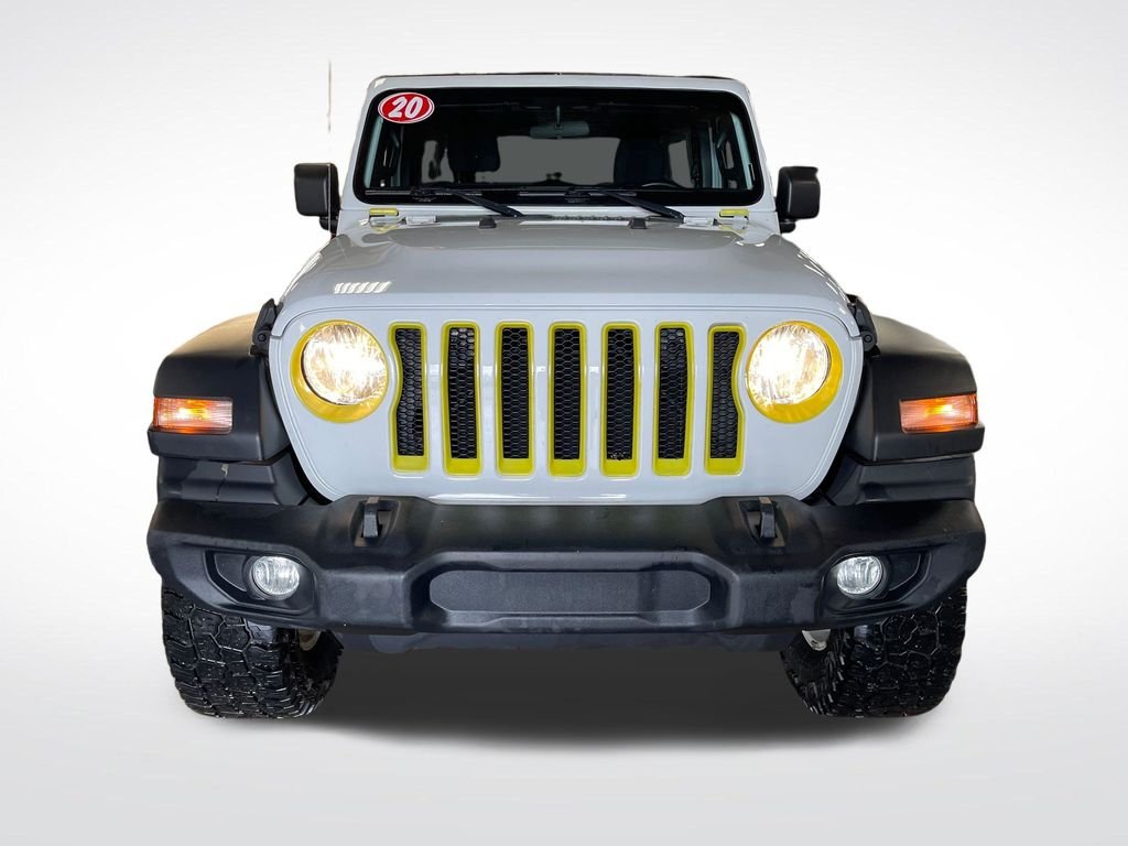 Used 2020 White Jeep Unlimited Sport S image 9