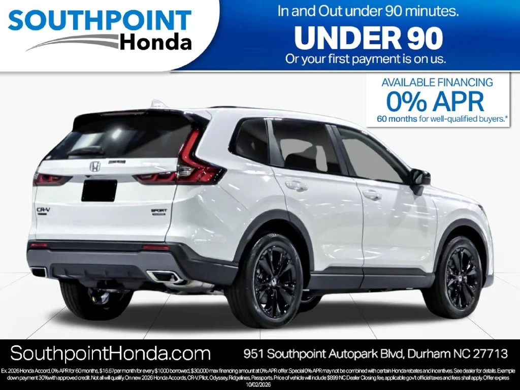New 2027 Platinum White Pearl Honda Sport Touring image 3