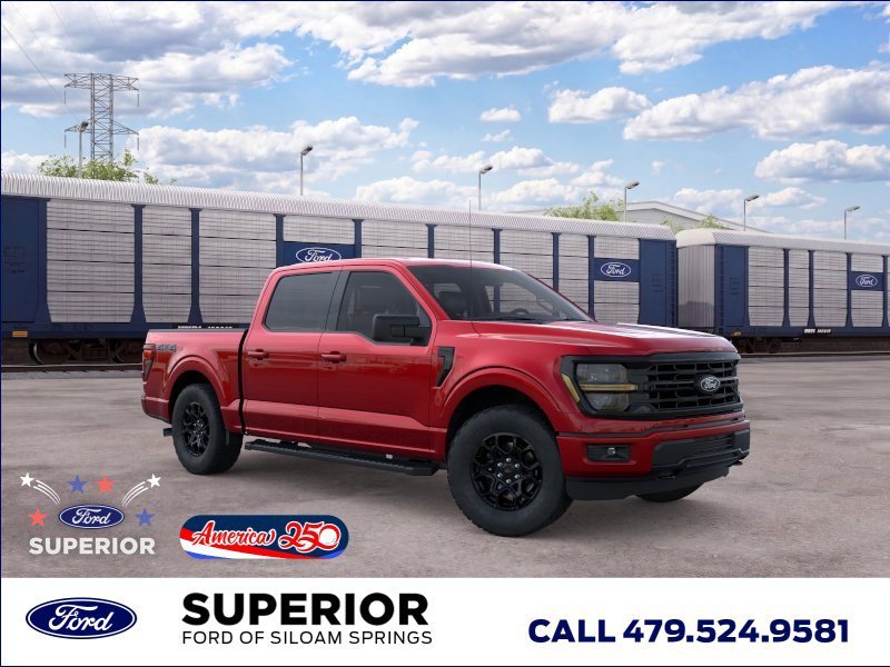 New 2026 Ruby Red Metallic Tinted Clearcoat Ford XLT 4WD image 7