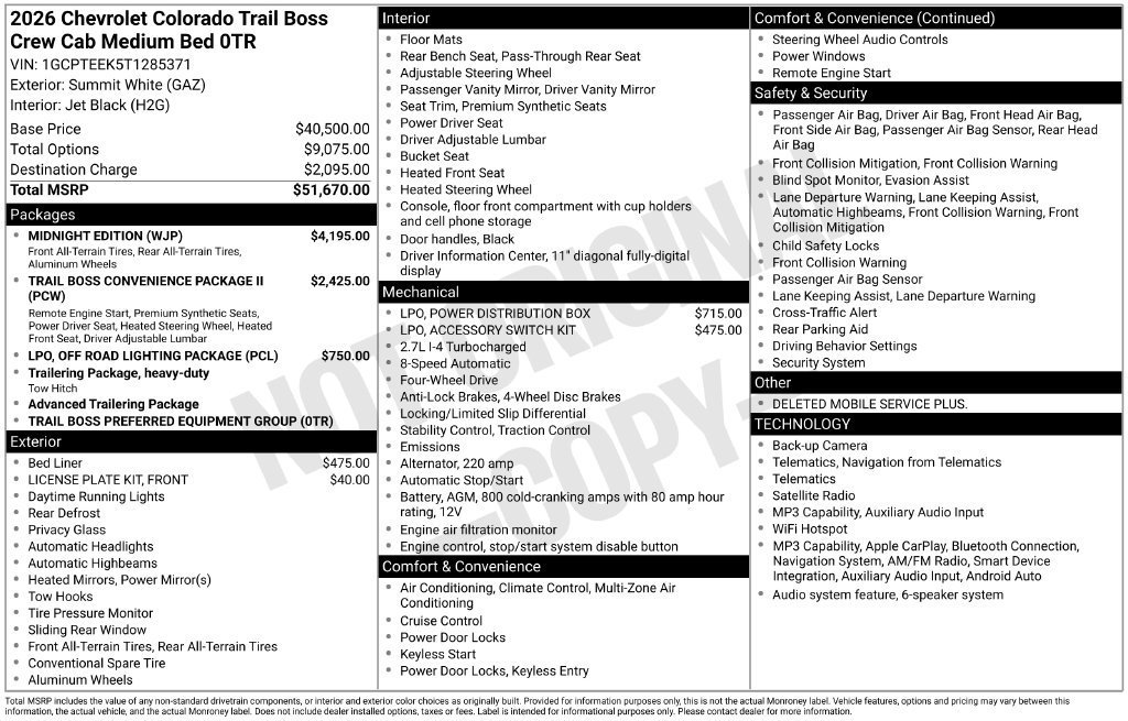 2026 Chevrolet Colorado Trail Boss - Photo 57