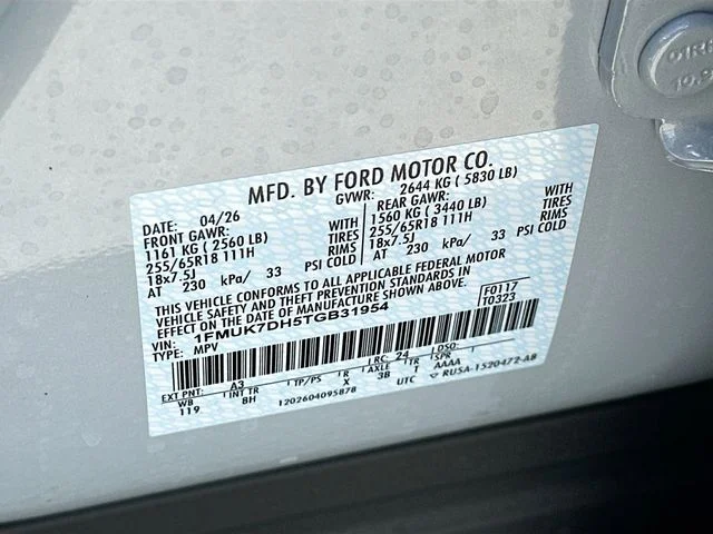 New 2026 White Ford Active image 20