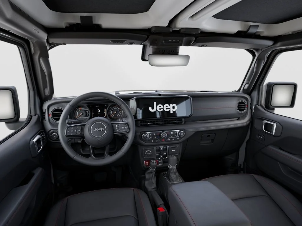 New 2026 Bright White Clear-Coat Exterior Paint Jeep Rubicon X image 16