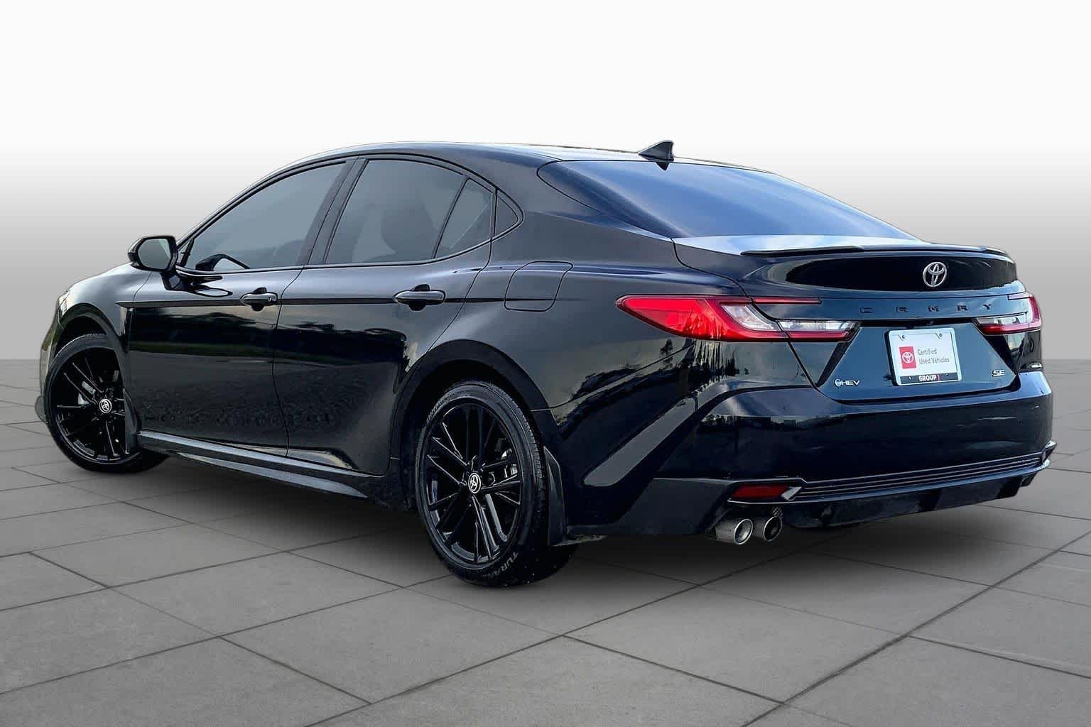 Certified Used 2025 Midnight Black Metallic Toyota SE image 12