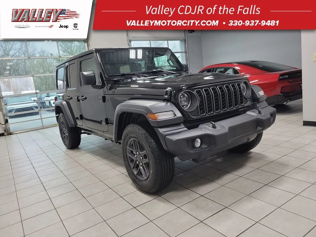 New 2026 Black Clear-Coat Exterior Paint Jeep Sport S image 1