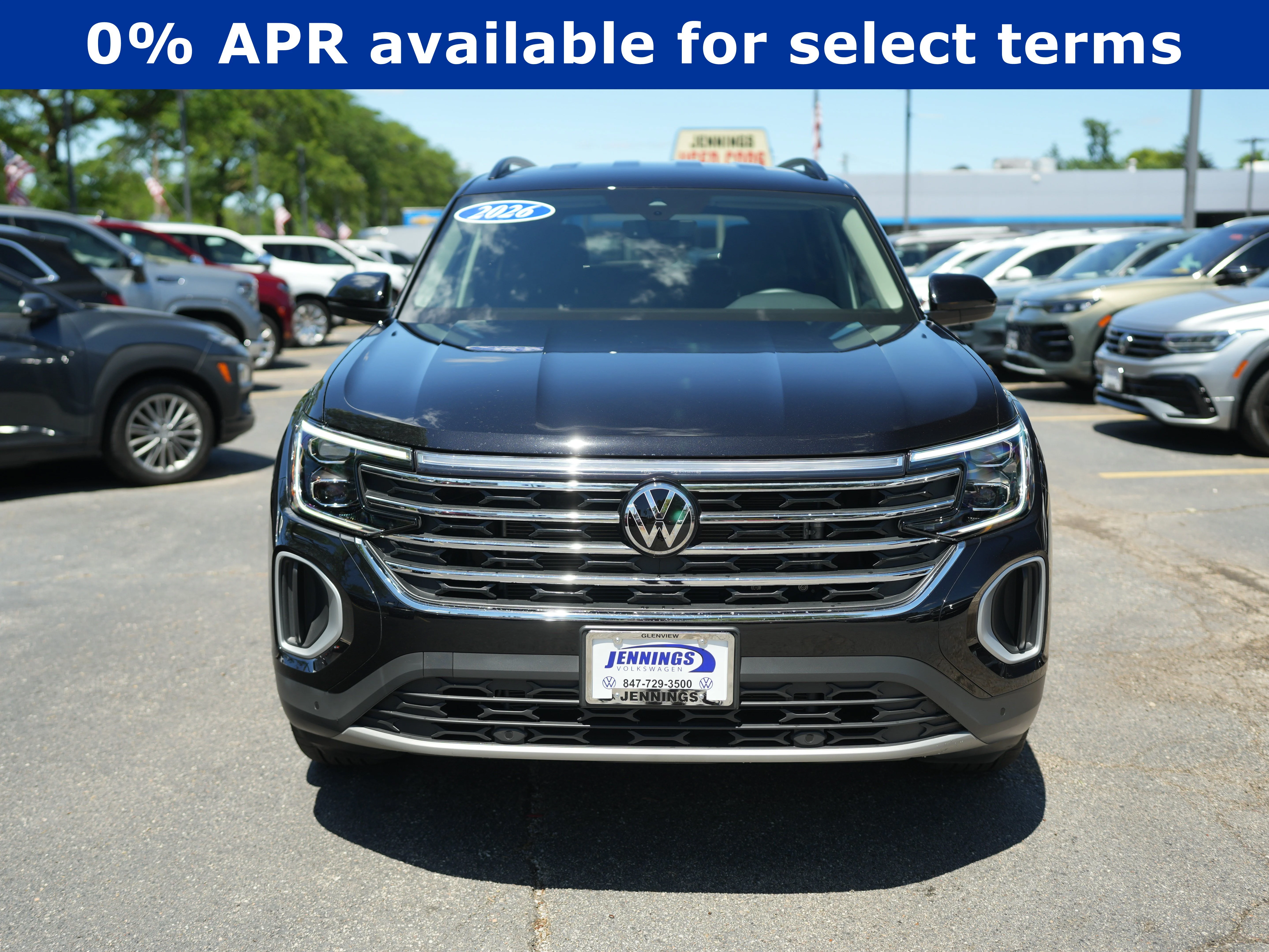 Used 2026 Deep Black Pearl Volkswagen 2.0T SE w/Technology image 3