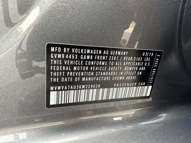 Used 2019 Gray Volkswagen DCC & Navigation 4Motion image 30
