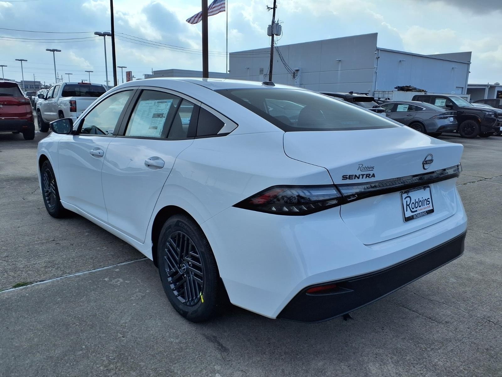 2026 Nissan Sentra SV White at Robbins Nissan