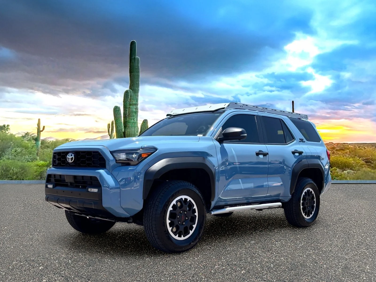 Used 2025 Heritage Blue Toyota TRD Off-Road Premium image 1