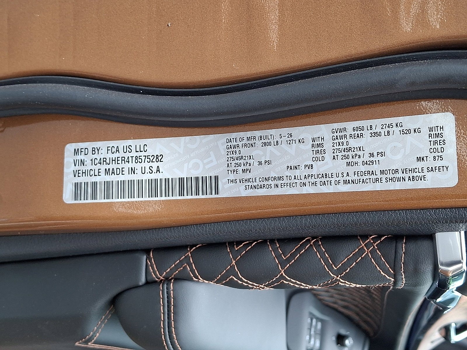 New 2026 Copper Shino Metallic Clear-Coat Exterior Paint Jeep Summit image 18