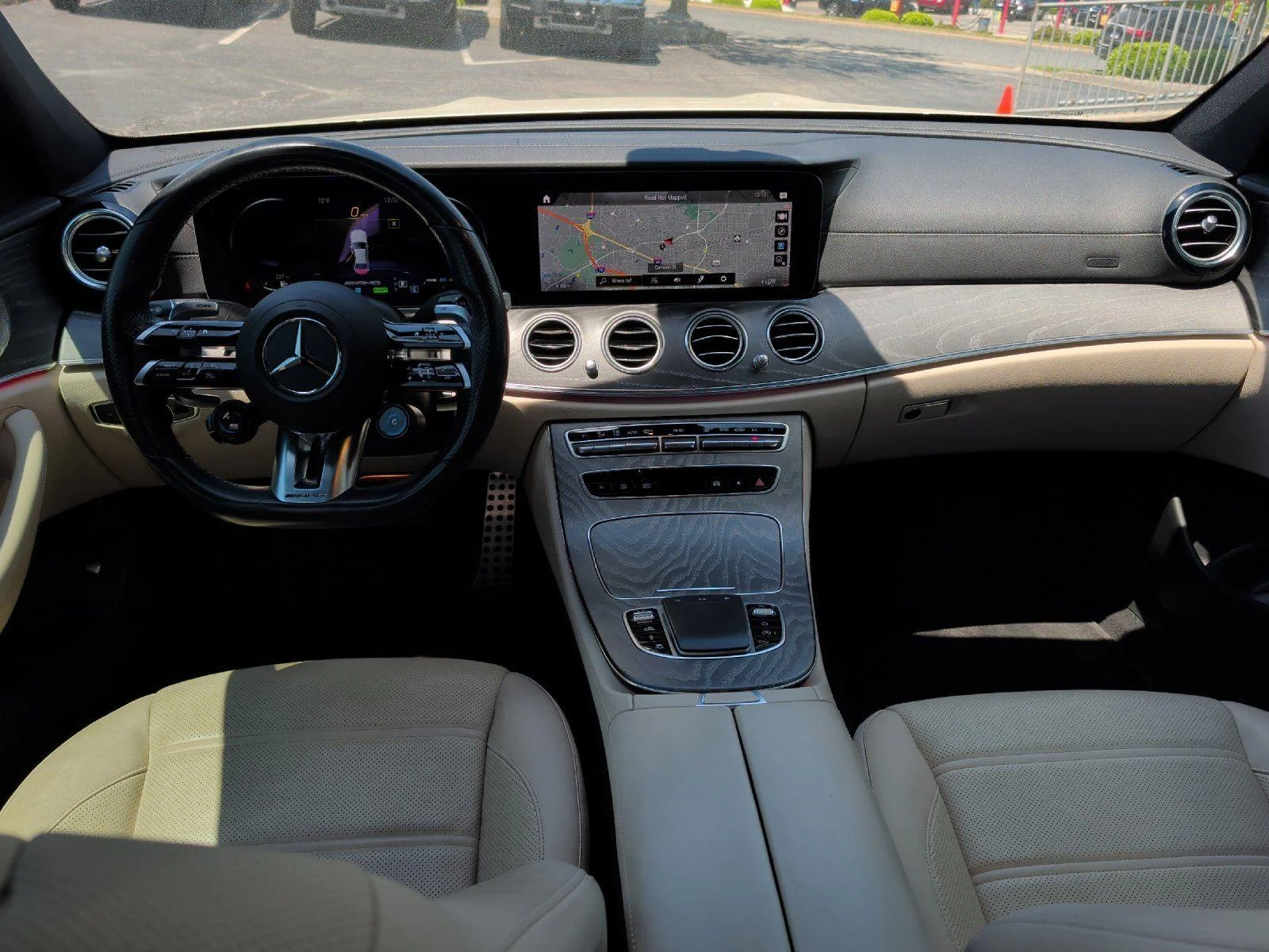 Used 2021 designo Diamond White Mercedes-Benz AMG® E 53 image 36