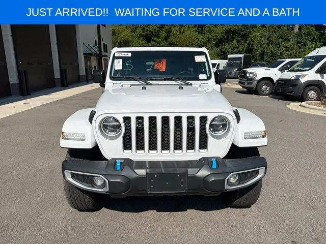 Used 2022 White Jeep Unlimited Sahara 4xe image 10