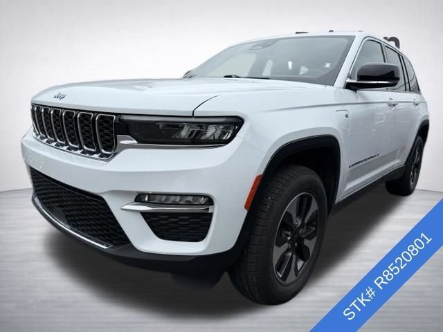 Used 2024 Bright White Clearcoat Jeep 4xe image 3