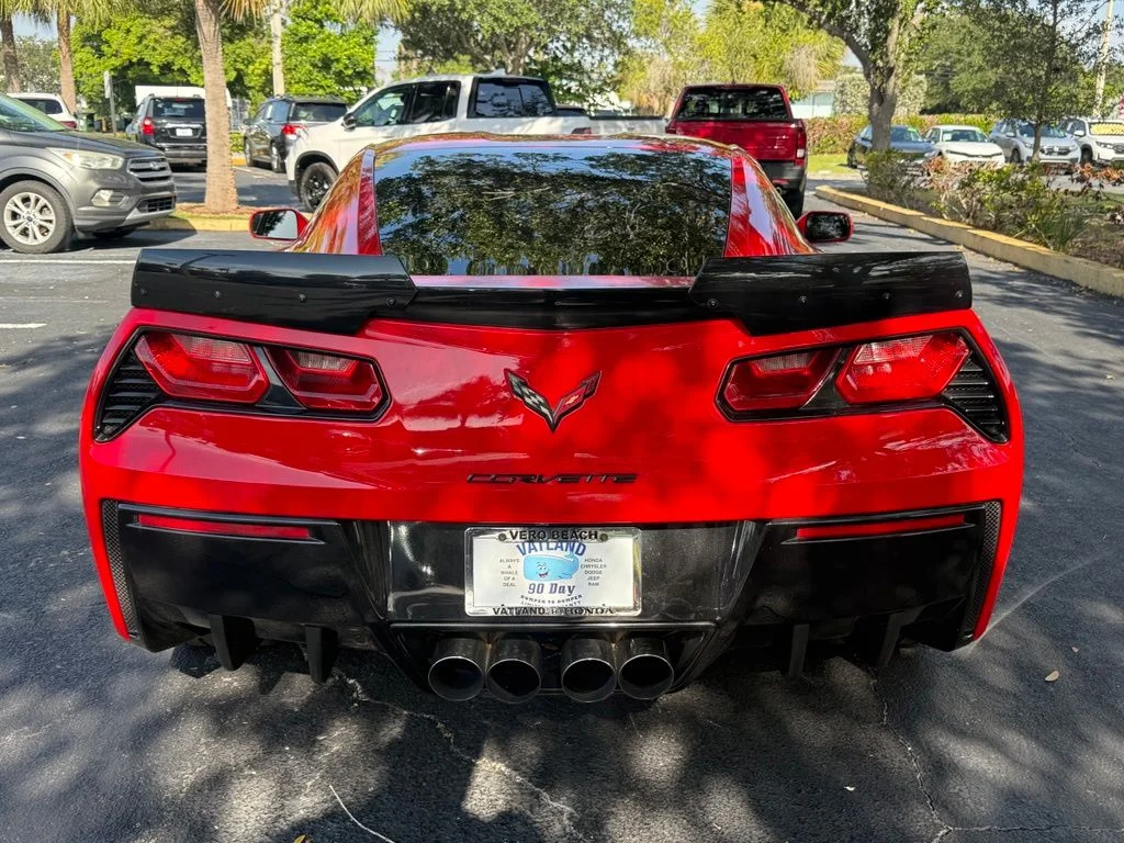 Used 2017 Torch Red Chevrolet Stingray image 4