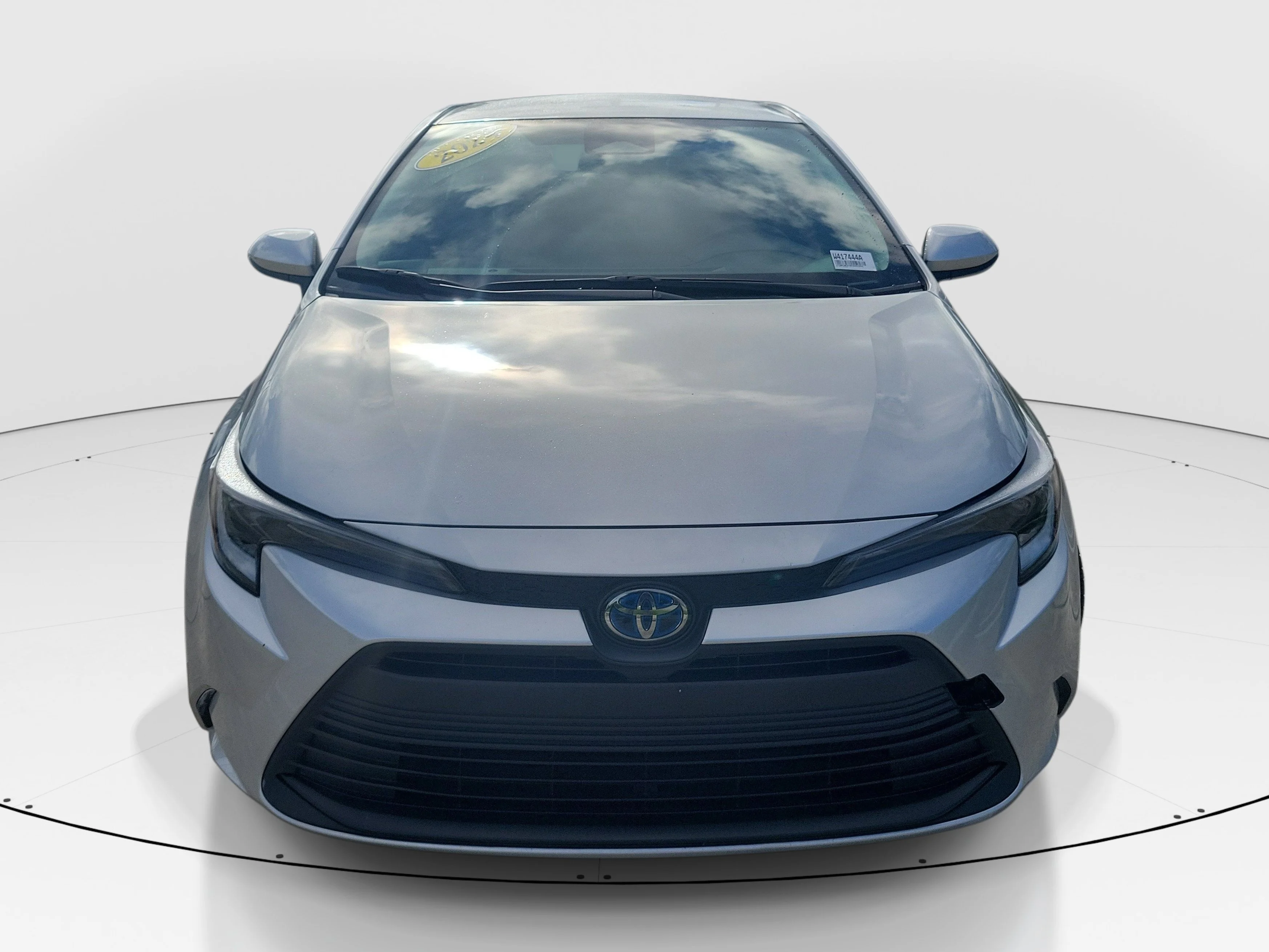 Certified Used 2024 Classic Silver Metallic Toyota Hybrid LE image 2