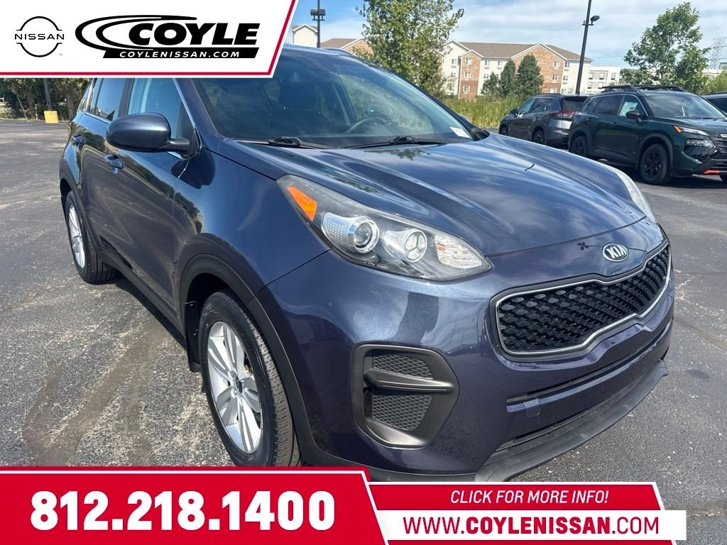 Used 2018 Blue Kia LX image 1