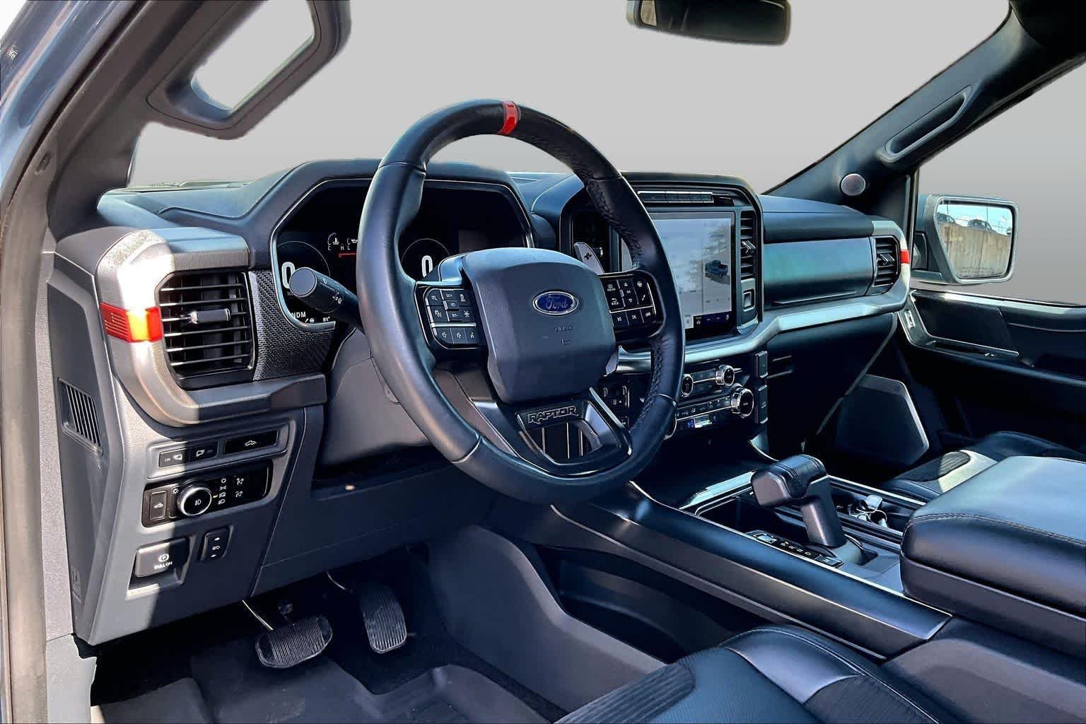 Used 2023 Azure Gray Metallic Tri-Coat Ford Raptor image 18