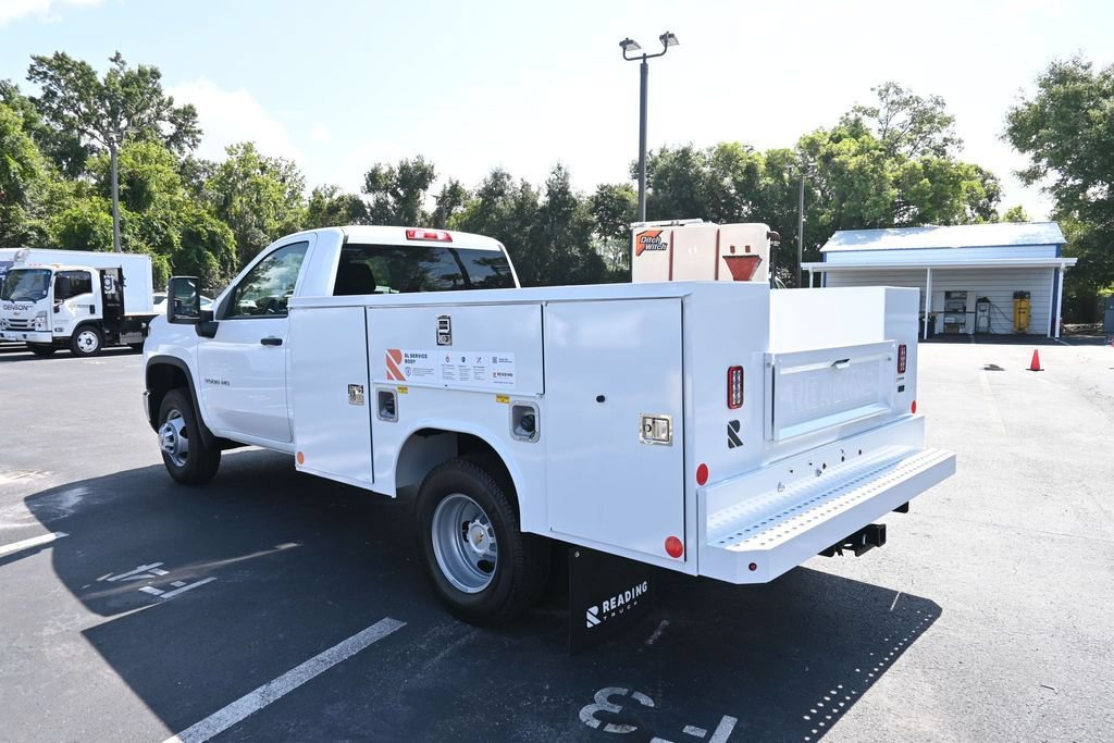 New 2025 Summit White Chevrolet Work Truck image 3